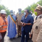 Cameroun – Construction du pont sur le Mayo Limani à Maroua : Nganou Djoumessi félicite l’entreprise pour les 50% de taux de réalisation.