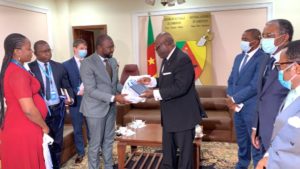 Cameroun – Diop Abdel Rahmane reçu en audience à l&rsquo;Assemblée nationale.