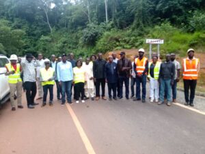 Cameroun – Construction de la route Olama – Bingambo (106 km) : Réception définitive de l&rsquo;infrastructure.