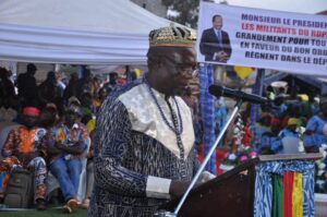 Cameroun – An 39 du RDPC à Bangangté : SM. Nana André Flaubert, Roi des Bachingou, Porte-parole des 13 Chefs supérieurs de Bangangté lance un appel fort à l’endroit des populations.