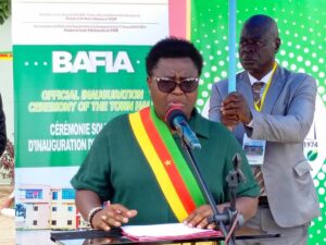 Cameroun – Commune de BAFIA : Inauguration de l&rsquo;hôtel de ville.