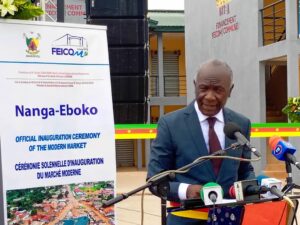 Cameroun – Commune de NANGA-EBOKO : Inauguration du Marché Central.
