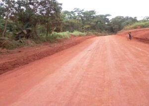 Cameroun – Région de l&rsquo;Est : La route Echimbor – Zoulabot 1 – Lamedoum (99,4 km) en plein chantier.