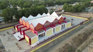 Cameroun – Programme C2D Urbain Capitales régionales : La salle polyvalente de Maroua est à 95% de taux de réalisation.