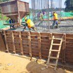Cameroun – Construction du pont à Nchiayang : Les travaux de fondation franchissent une étape décisive.
