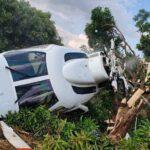 Zambie – Crash d&rsquo;hélicoptère : La Vice-présidente Mutale Nalumango en sort indemne.