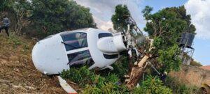 Zambie – Crash d&rsquo;hélicoptère : La Vice-présidente Mutale Nalumango en sort indemne.