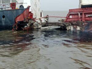 Cameroun – Collision des navires au Port de Douala-Bonabéri : Un cargo coule avec 150 conteneurs.