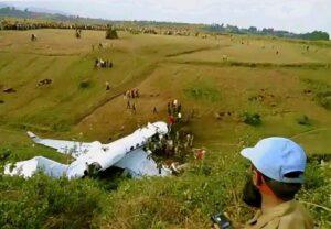 RDC – Accident au Nord-Kivu : Le crash d&rsquo;un avion fait un mort et deux survivants à Walikale.