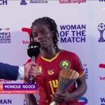 CAN féminine 2026 – Monique Ngock sacrée joueuse du match Cameroun # Ghana.