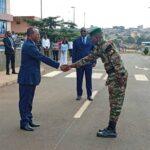 Cameroun – Patriotisme exemplaire : Levée des couleurs au Ministère des Travaux publics.