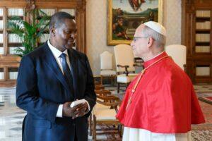 Vatican – Faustin Archange Touadéra reçu par le Pape Léon XIV.