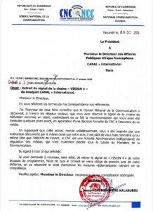 Cameroun – Affaire Vision 4 : le CNC persiste et signe.